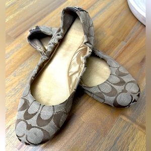 Coach Ballet Flats Size 8